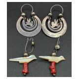 Turquoise and Coral Necklaces with Earrings