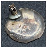 Two Sterling Silver Floral Pins