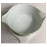 Vintage Pyrex Verde Green Ovenware 473, 474, & 475 with Lids