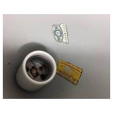 Vintage Mid Century Modern Prescolite Atomic Cone Table Lamps