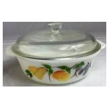 Vintage Milk Glass Baking Dishes from Fire King, Glasbake, & Pyrex