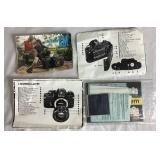 Nikon EM SLR 35mm Camera with 50mm Nikon Series E Lens and Flash