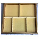 Vintage Bond St. Jewel Case Corp. Jewelry Chest with Key and Collection of Womens Vintage Gloves