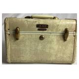 Two Samsonite Beauty Train Cases with Collection of Perfume Bottles