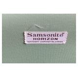 Two Samsonite Beauty Train Cases with Collection of Perfume Bottles