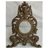 Antique Cast Iron Mantle Clock Frame