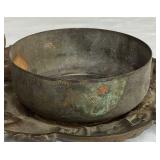 Antique Cast Iron Mantle Clock Frame