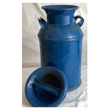 Vintage Milk Can with Cream Strainer/Seperator and Lid