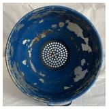 Vintage Milk Can with Cream Strainer/Seperator and Lid