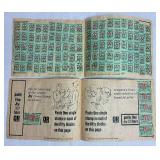 Colllection of S & H Green Stamps, Gold Bond Stamps and Top Value Stamps with Booklets