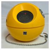 Vintage Yellow Panasonic PanaPet AM Transistor Radio R-70 with Original Box
