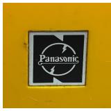 Vintage Yellow Panasonic PanaPet AM Transistor Radio R-70 with Original Box