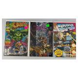 Misc. Comics Including "GREEN LANTERN" And More (Bagged And Carded)