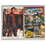 Misc. Comics Including "BLUE BEETLE" And More (Bagged And Carded)