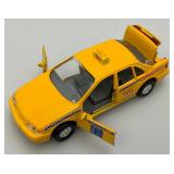 New Old Stock Case Of Metro-Cab Die Metal And Plastic Cast Taxis With Pull Back And Go Action