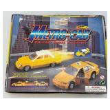 New Old Stock Case Of Metro-Cab Die Metal And Plastic Cast Taxis With Pull Back And Go Action