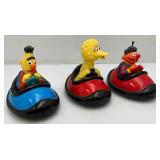 Misc. Vintage Toys And Collectibles Including Sesame Street Bumper Cars And More