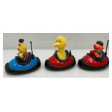 Misc. Vintage Toys And Collectibles Including Sesame Street Bumper Cars And More