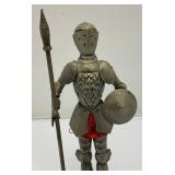 Old Vintage Metal Armored Knight Statue 8 1/2"