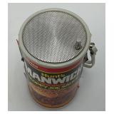 Vintage Collectible Hunts Manwich Original Sloppy Jos Sauce Can Transistor Radio And Panasonic Transistor Radio