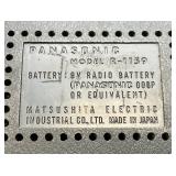 Vintage Collectible Hunts Manwich Original Sloppy Jos Sauce Can Transistor Radio And Panasonic Transistor Radio