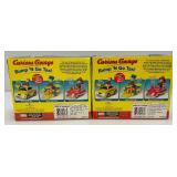 Misc. Collectible Taxi Cab Toys Including Bump-N-Go Curious George And More (Most Nib)