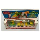 Misc. Collectible Taxi Cab Toys Including Bump-N-Go Curious George And More (Most Nib)