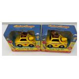 Misc. Collectible Taxi Cab Toys Including Bump-N-Go Curious George And More (Most Nib)