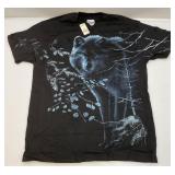 Misc. Wolf Design T-Shirts With Tags And Minnesota T-Shirt Sizes L , XL