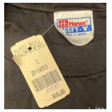 Misc. Wolf Design T-Shirts With Tags And Minnesota T-Shirt Sizes L , XL