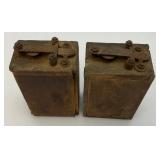 Antique FORD Model "T" Points Wood Case Buzz Ignition Coils