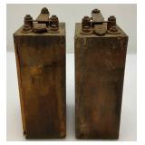 Antique FORD Model "T" Points Wood Case Buzz Ignition Coils