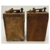 Antique FORD Model "T" Points Wood Case Buzz Ignition Coils
