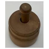 Antique Wooden Butter Press Stamp