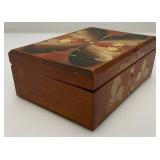 Misc. Hand Carved Wooden Boxes, Inlaid And More