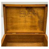 Misc. Hand Carved Wooden Boxes, Inlaid And More