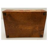 Misc. Hand Carved Wooden Boxes, Inlaid And More
