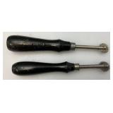 Primitive Wooden Tool Box With Some Old Tools