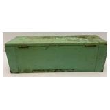 Primitive Wooden Tool Box With Some Old Tools