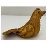 1900 Dated Native American Beaded Stuffed Bird Pin Cushion