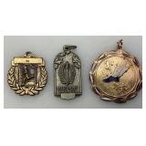 Misc. Vintage Medals, Medallions, Pens And More