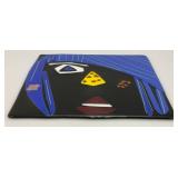 Picasso Style Glass Art Piece 12" x 12"