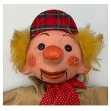 1968 Pelham WALTER THE HUNTER Ventriloquist Puppet (Crack In Head Present Can Be Fixed)