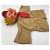 1968 Pelham WALTER THE HUNTER Ventriloquist Puppet (Crack In Head Present Can Be Fixed)