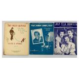 Misc. Vintage Paper Items, Sheet Music And More