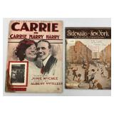 Misc. Vintage Paper Items, Sheet Music And More