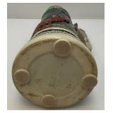 Large Collectible German Earthware Beer Stein (Made In Germany) 16 1/2"