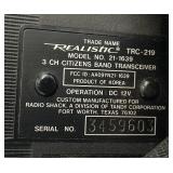 Vintage REALISTIC Brand TRC-219 Citizens 3-Channel Walkie-Talkie With Manual