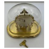 Vintage MCM Atomic Space Age KUNDO Anniversary Desk Clock With Key