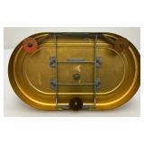 Vintage MCM Atomic Space Age KUNDO Anniversary Desk Clock With Key